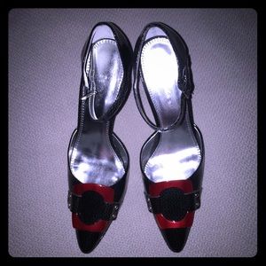 black patent leather Calvin Klein heels size 7.5M